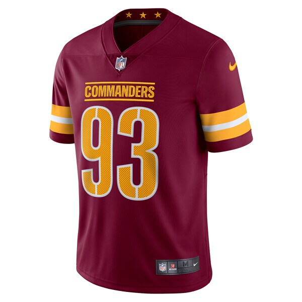 Jonathan Allen Washington Commanders Nike Vapor Limited Jersey - Burgundy/Black