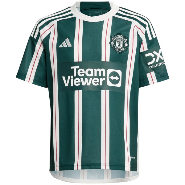 Antony Manchester United adidas Youth 2023/24 Away Replica Player Jersey - Green
