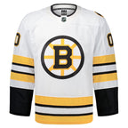 Boston Bruins  Away Authentic Pro Custom Jersey - White/Black