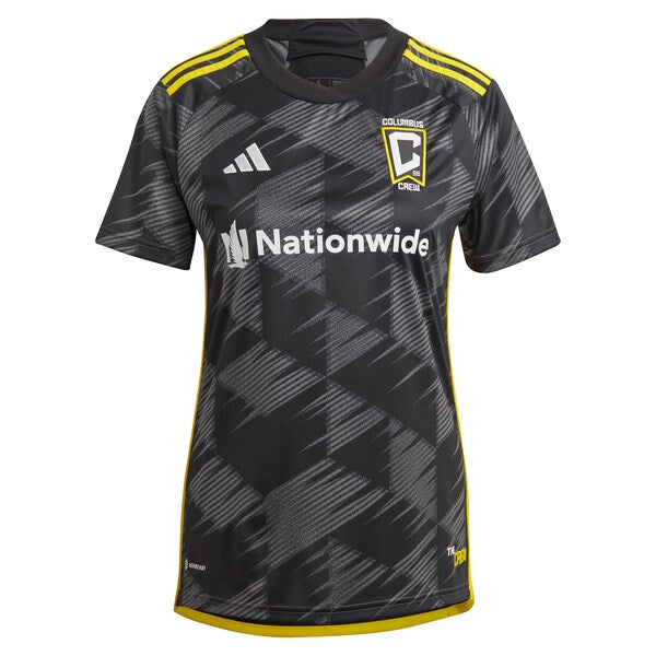 Columbus Crew adidas Women's 2024 VeloCITY Kit Replica Custom Jersey - Black