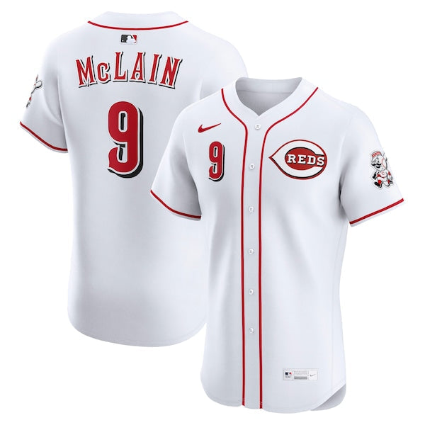 Matt McLain Cincinnati Reds Nike Home Elite Jersey - White