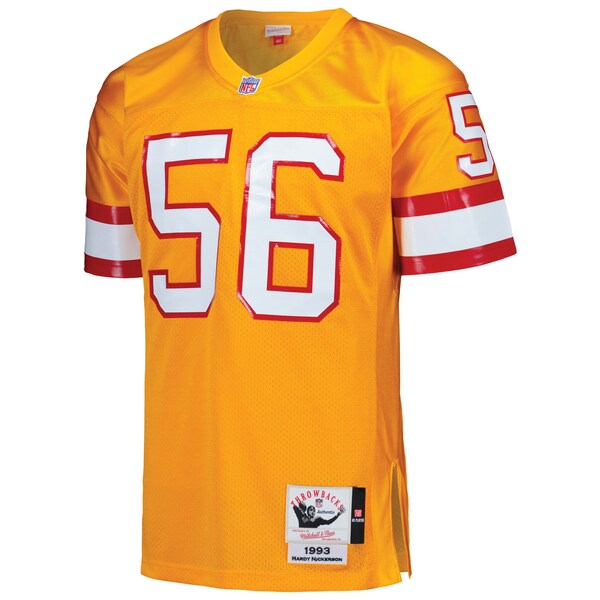 Hardy Nickerson Tampa Bay Buccaneers 1993 Authentic Throwback Retired Player Jersey - Orange