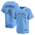 Men's Toronto Blue Jays George Springer Nike Powder Blue 2025 World Series Alternate Limited Jersey