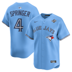 Men's Toronto Blue Jays George Springer Nike Powder Blue 2025 World Series Alternate Limited Jersey