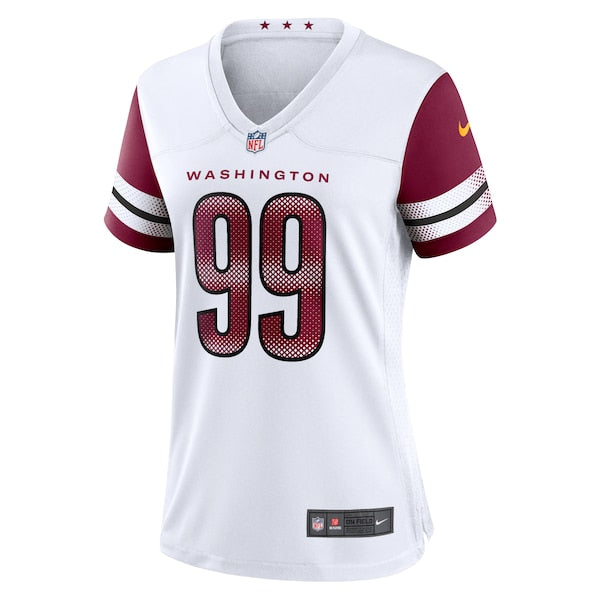 Chase Young Washington Commanders Nike Women's Player Jersey - White/Black/Burgundy