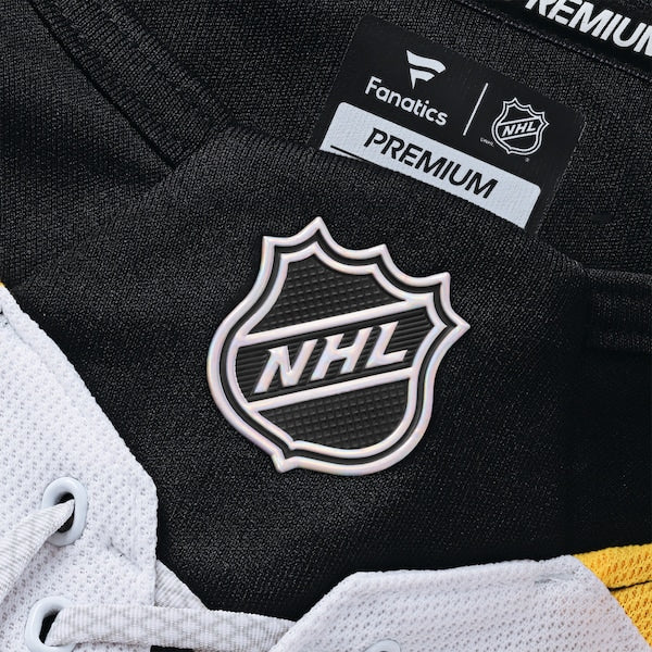 David Pastrnak Boston Bruins  Away Premium Jersey - White/Black