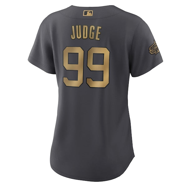 Aaron Judge New York Yankees Nike Women's 2022 MLB All-Star Game Replica Player Jersey - Charcoal