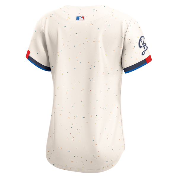 Los Angeles Dodgers Nike Women's 2025 World Series City Connect Limited Jersey - Cream