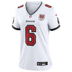 Baker Mayfield Tampa Bay Buccaneers Nike Women's 50th Season White Game Jersey - White/Red