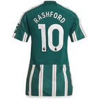 Marcus Rashford Manchester United adidas Women's 2023/24 Away Replica Player Jersey - Green/Red