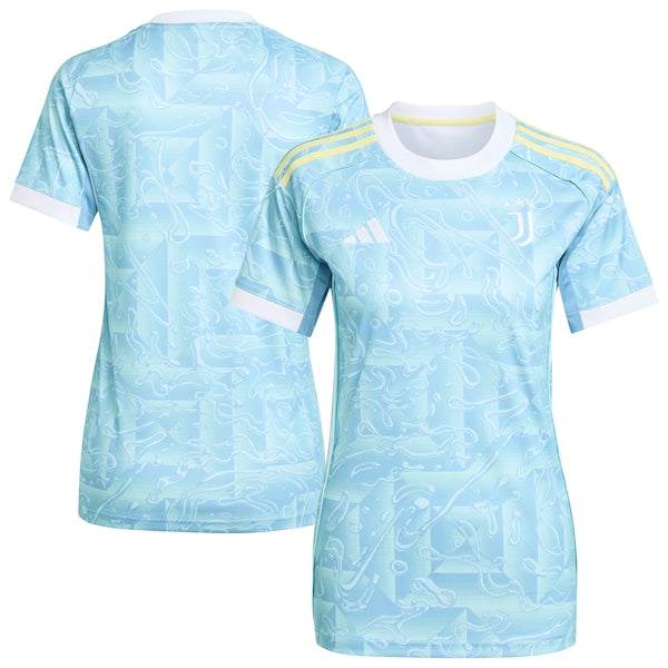 Juventus adidas Women's  2025/26 Away Replica Jersey - Blue/White
