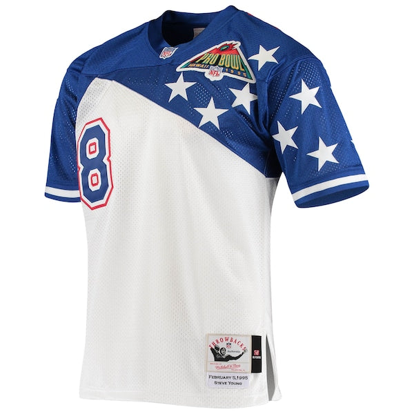 Steve Young NFC  1994 Pro Bowl Authentic Jersey - White/Blue