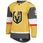 Jack Eichel Vegas Golden Knights adidas Home Primegreen Authentic Player Jersey - Gold