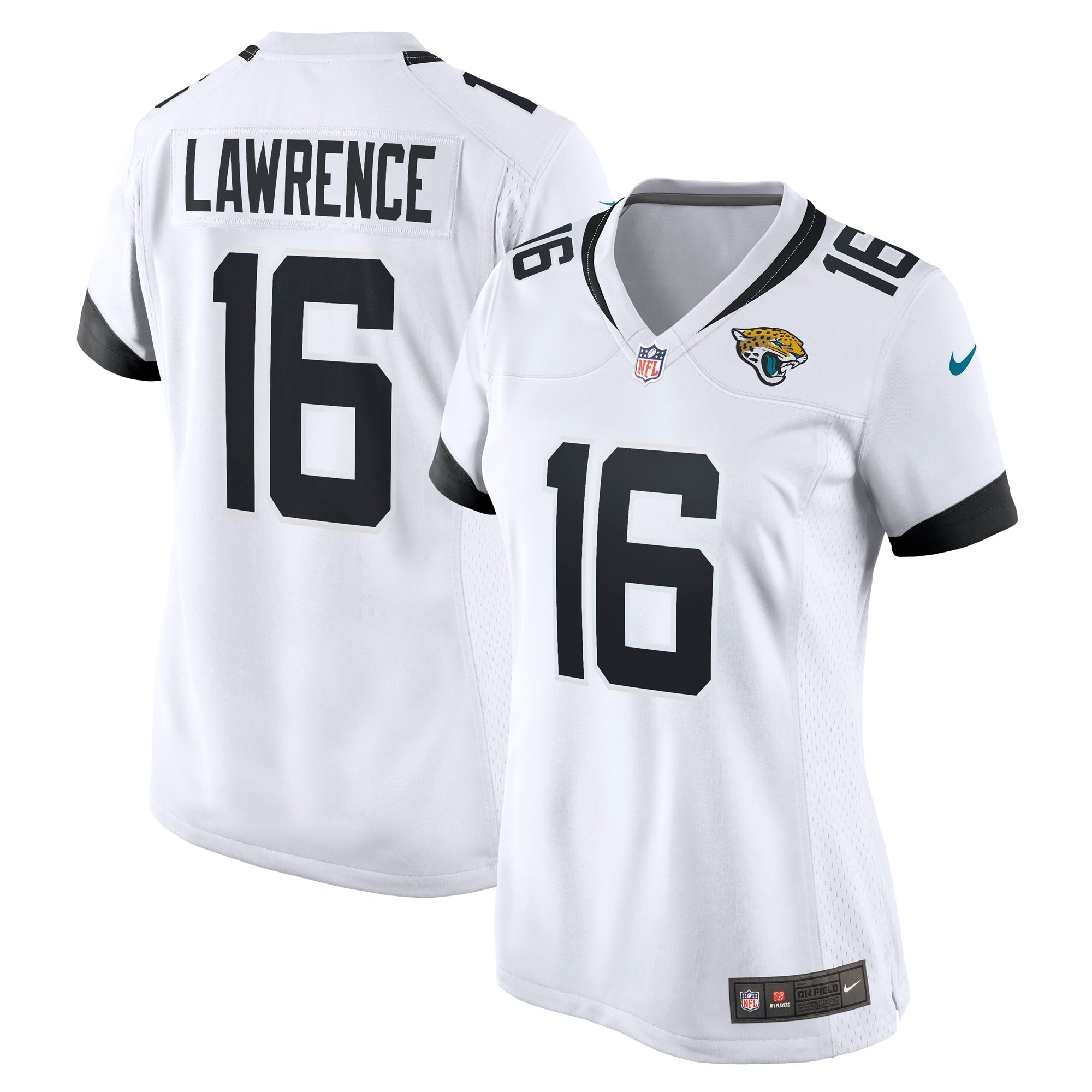 Trevor Lawrence Jacksonville Jaguars Nike Women's Game Jersey - Teal/White