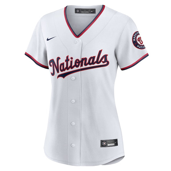 Washington Nationals Nike Women's Replica Custom Jersey - White