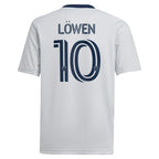 Eduard Löwen St. Louis City SC adidas Youth 2024 The Spirit Kit Replica Jersey - Gray