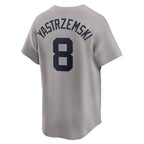 Carl Yastrzemski Boston Red Sox Nike Throwback Cooperstown Collection Limited Jersey - Gray