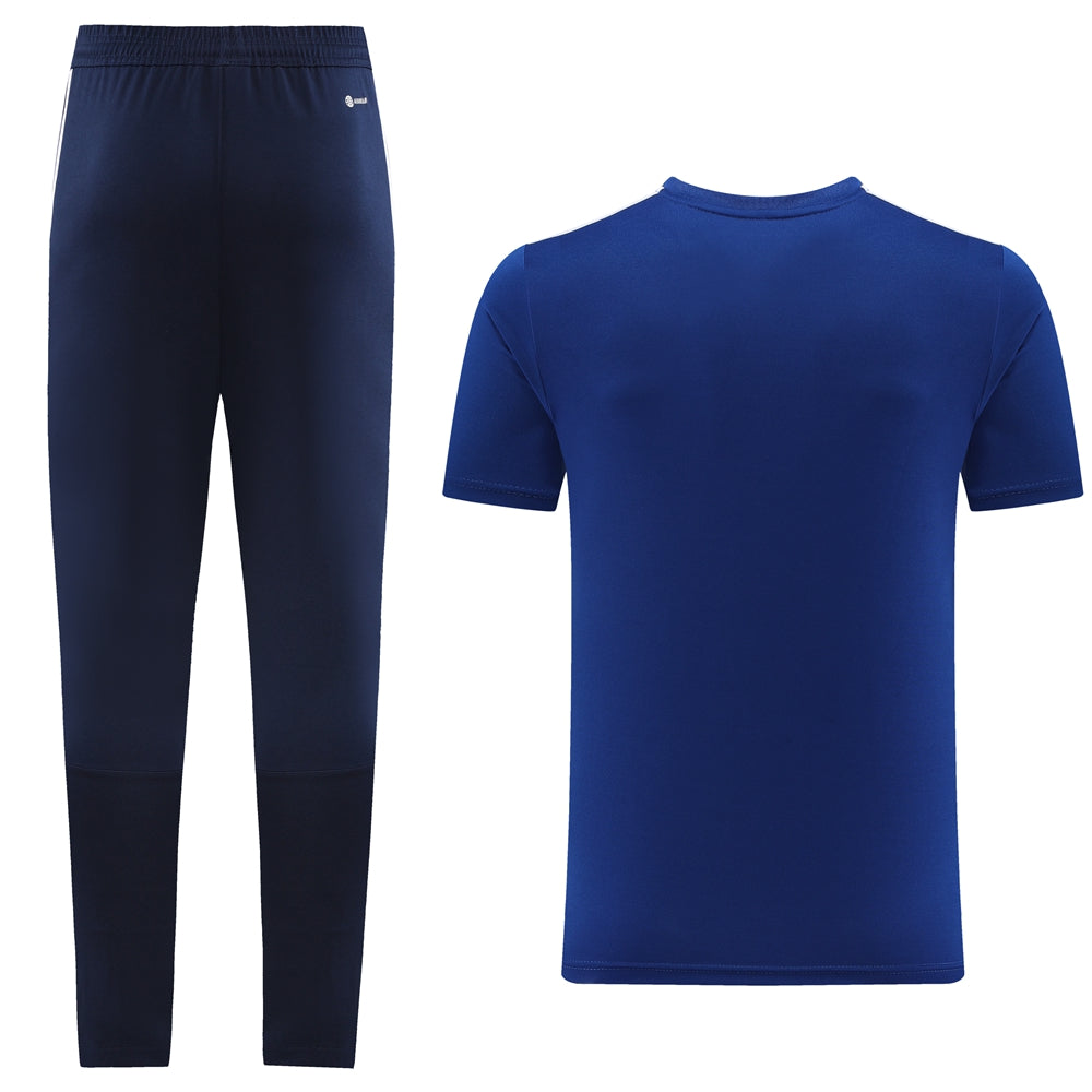 Adidas Short Sleeve Training Jersey Set - AD05- Dark Blue
