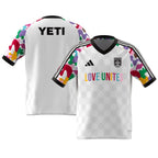 Austin FC adidas Youth 2024 Pride Pre-Match Top - White