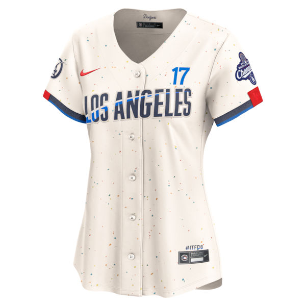 Shohei Ohtani Los Angeles Dodgers Nike Women's 2025 World Series Champions Home Limited Jersey - Cream