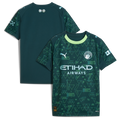 Manchester City Puma x EA SPORTS FC Youth 2025/26 Fourth Jersey - Green
