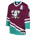Teemu Selanne Anaheim Ducks Youth 1996 Blue Line Player Jersey - Maroon