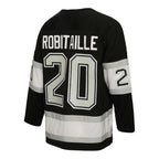 Luc Robitaille Los Angeles Kings Alternate Captain Patch 1992/93 Blue Line Player Jersey - Black
