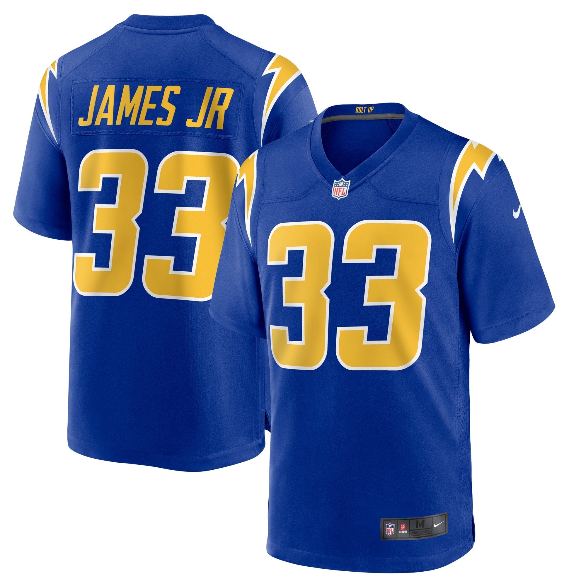 Derwin James Los Angeles Chargers Nike Game Jersey - White/Navy/Royal