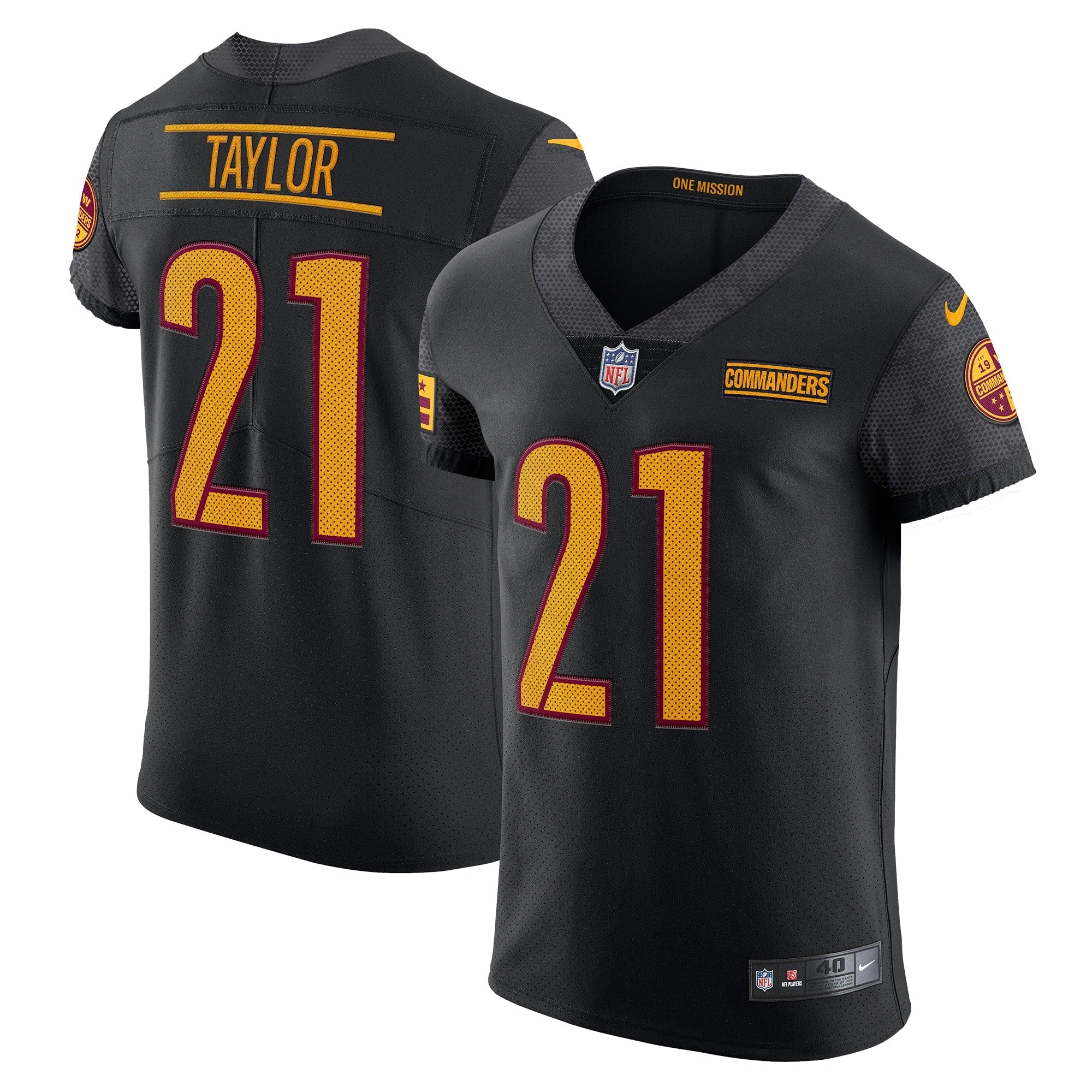 Sean Taylor Washington Commanders Nike Vapor Elite Retired Player Jersey - White/Black/Burgundy