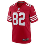 Ross Dwelley San Francisco 49ers Nike Team Game Jersey -  Scarlet
