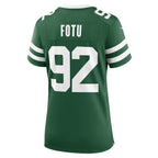Leki Fotu New York Jets Nike Women's Team Game Jersey - Legacy Green