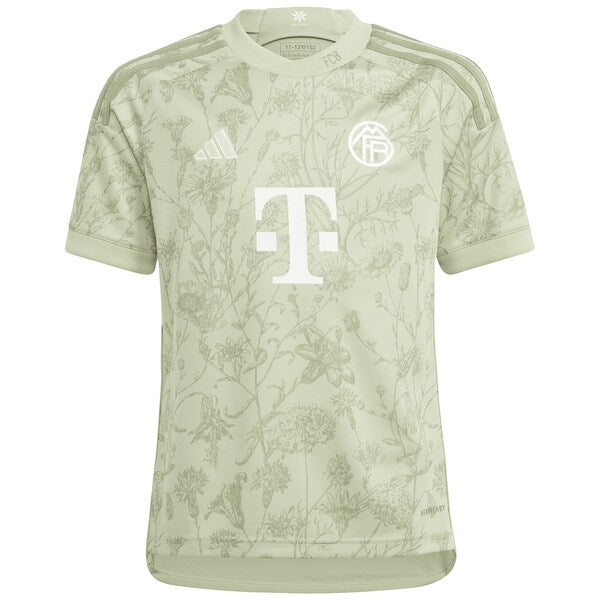 Leroy Sané Bayern Munich adidas Youth 2023/24 Oktoberfest Replica Player Jersey - Green/White