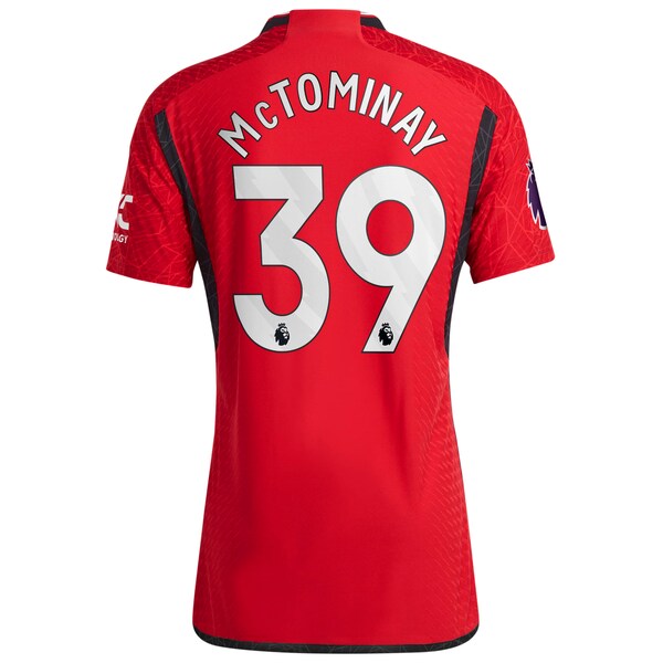 Scott McTominay Manchester United adidas 2023/24 Home Authentic Player Jersey - Red/Green