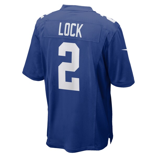 Drew Lock New York Giants Nike Team Game Jersey -  Royal