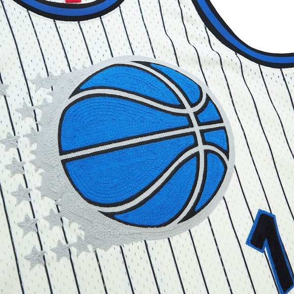 Penny Hardaway Orlando Magic Chainstitch Swingman Jersey - Cream