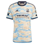Philadelphia Union adidas 2024 Authentic Secondary Blank Jersey - Tan