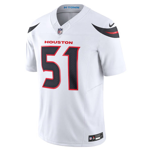 Will Anderson Jr. Houston Texans Nike Vapor F.U.S.E. Limited Jersey - White/Navy/Red