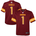 Jayden Daniels Washington Commanders Nike Youth 2024 NFL Draft First Round Pick Player Game Jersey - Burgundy