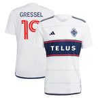 Julian Gressel Vancouver Whitecaps FC adidas 2023 Bloodlines Replica Player Jersey - White