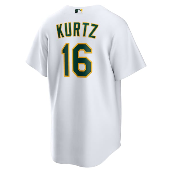 Nick Kurtz Athletics Nike Home Replica Player Jersey - White