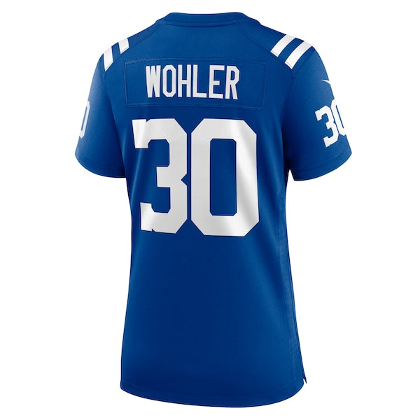 Hunter Wohler Indianapolis Colts Nike Women's Team Game Jersey -  Royal