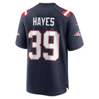 Tae Hayes New England Patriots Nike Home Game Player Jersey - Navy