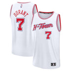 Kevin Durant Houston Rockets  2025/26 City Edition Fast Break Jersey - White