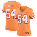 Lavonte David  Tampa Bay Buccaneers Nike Women's 50th Season Game Jersey - Creamsicle/Red/White