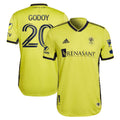 Anibal Godoy Nashville SC adidas 2023 The Homecoming Kit Authentic Player Jersey - Yellow
