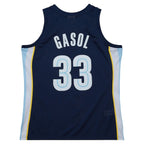 Marc Gasol Memphis Grizzlies  2008/09 Hardwood Classics Swingman Throwback Jersey - Navy
