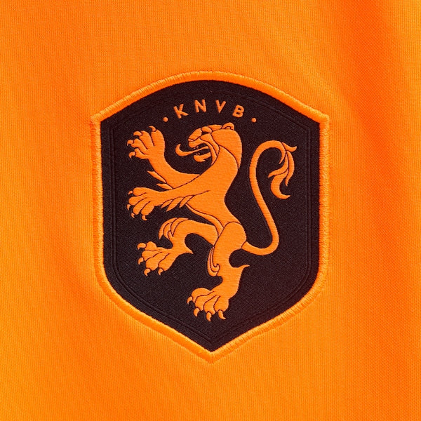 Netherlands Women's National Team Nike Youth 2022/23 Home Replica Blank Jersey - Orange