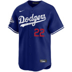 Clayton Kershaw Los Angeles Dodgers Nike 2025 World Series Champions Limited Jersey - Royal