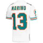 Dan Marino Miami Dolphins 1995 Authentic Throwback Retired Player Jersey - White/Aqua