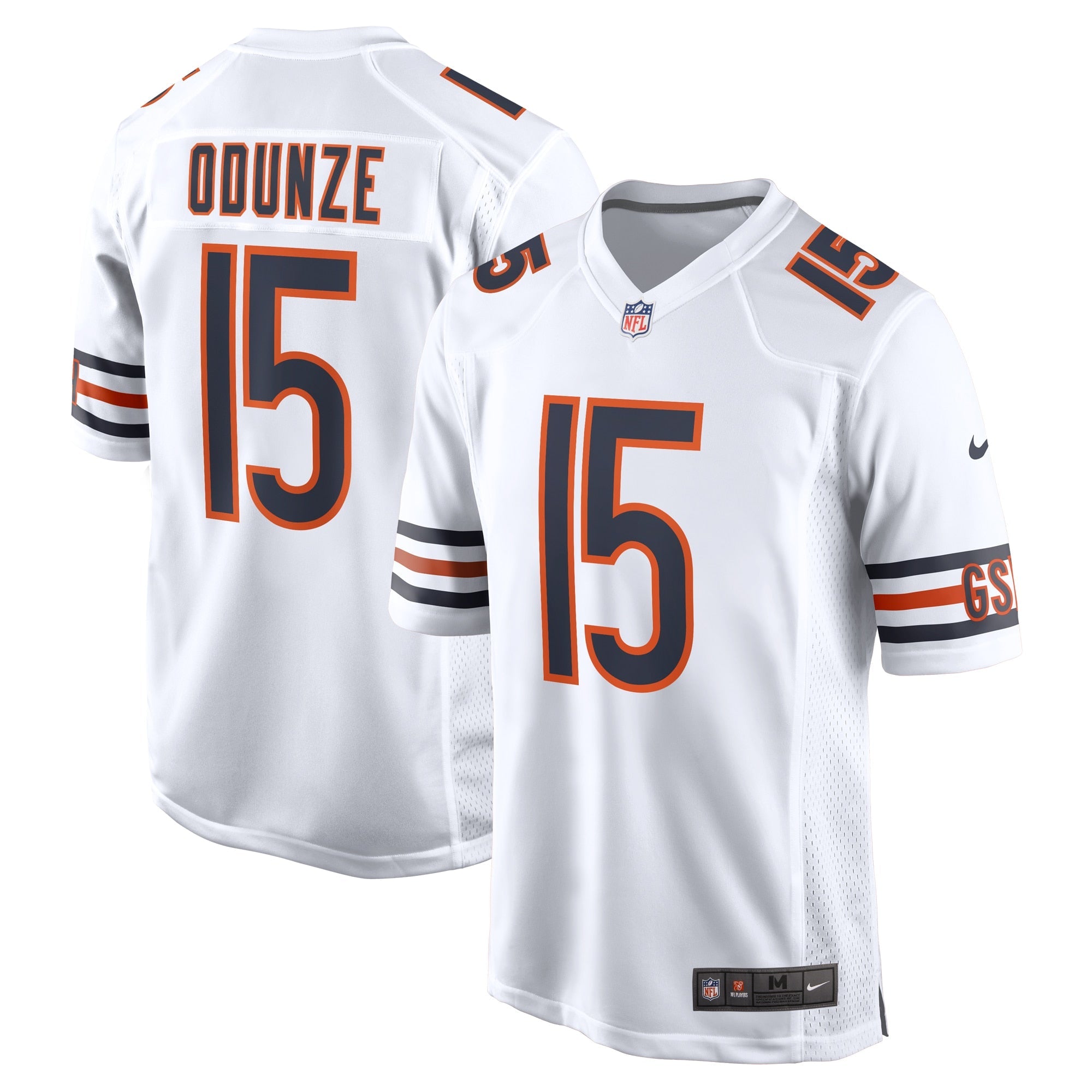 Rome Odunze Chicago Bears Nike Alternate Game Jersey -  Orange/White